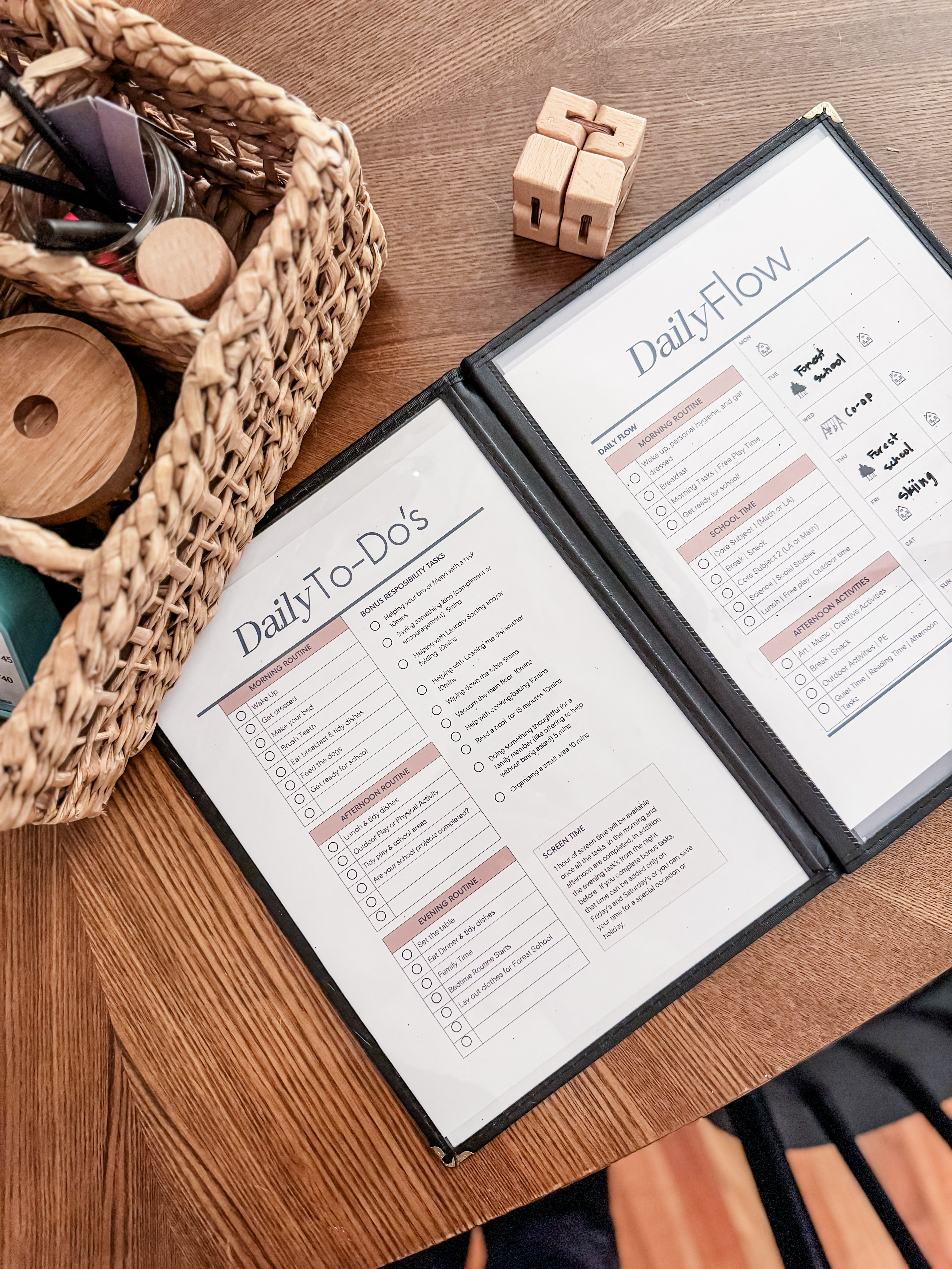 Daily Chore | Task Chart – Raising Myro